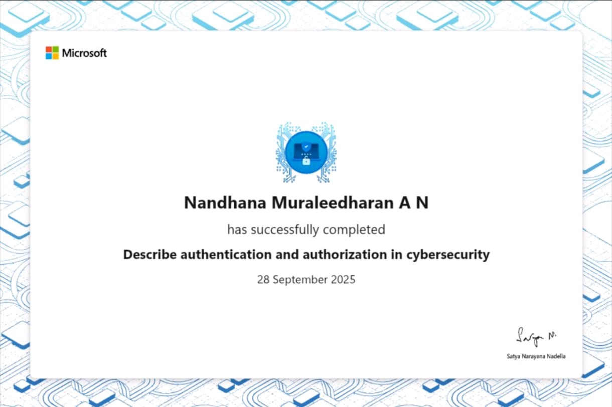 Microsoft Certificate