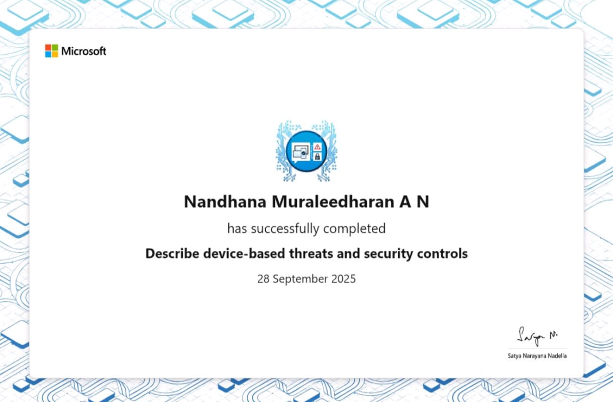 Microsoft Certificate