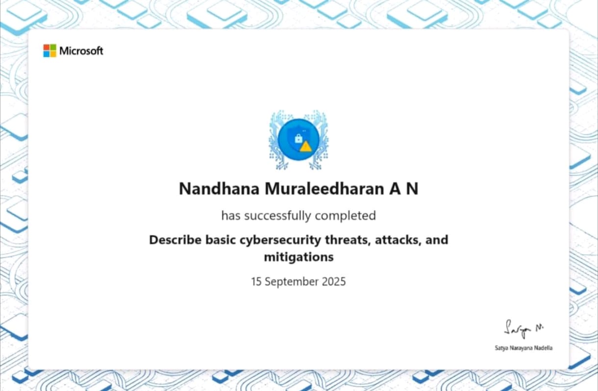 Microsoft Certificate